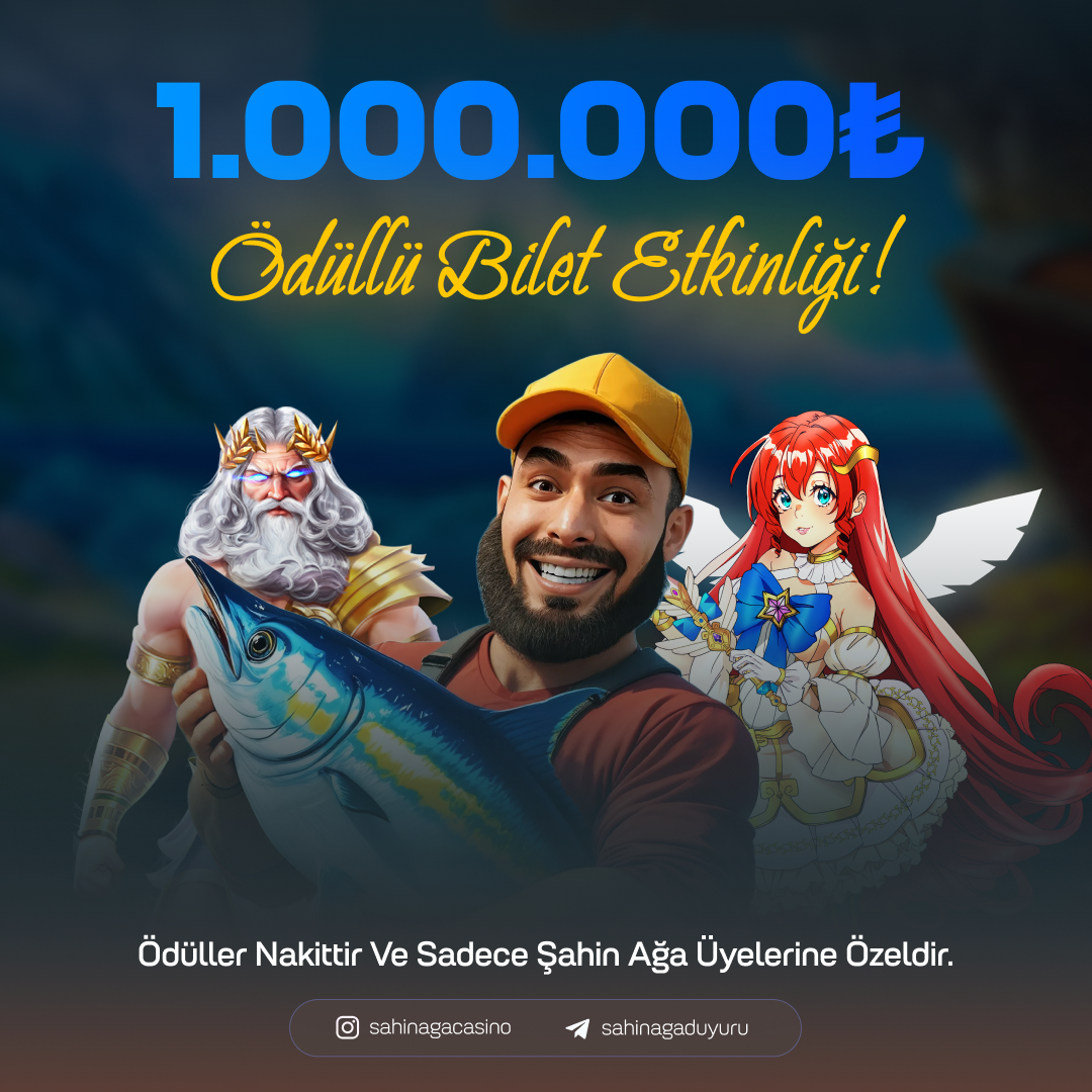 1.000.000 TL ÖDÜLLÜ BİLET!